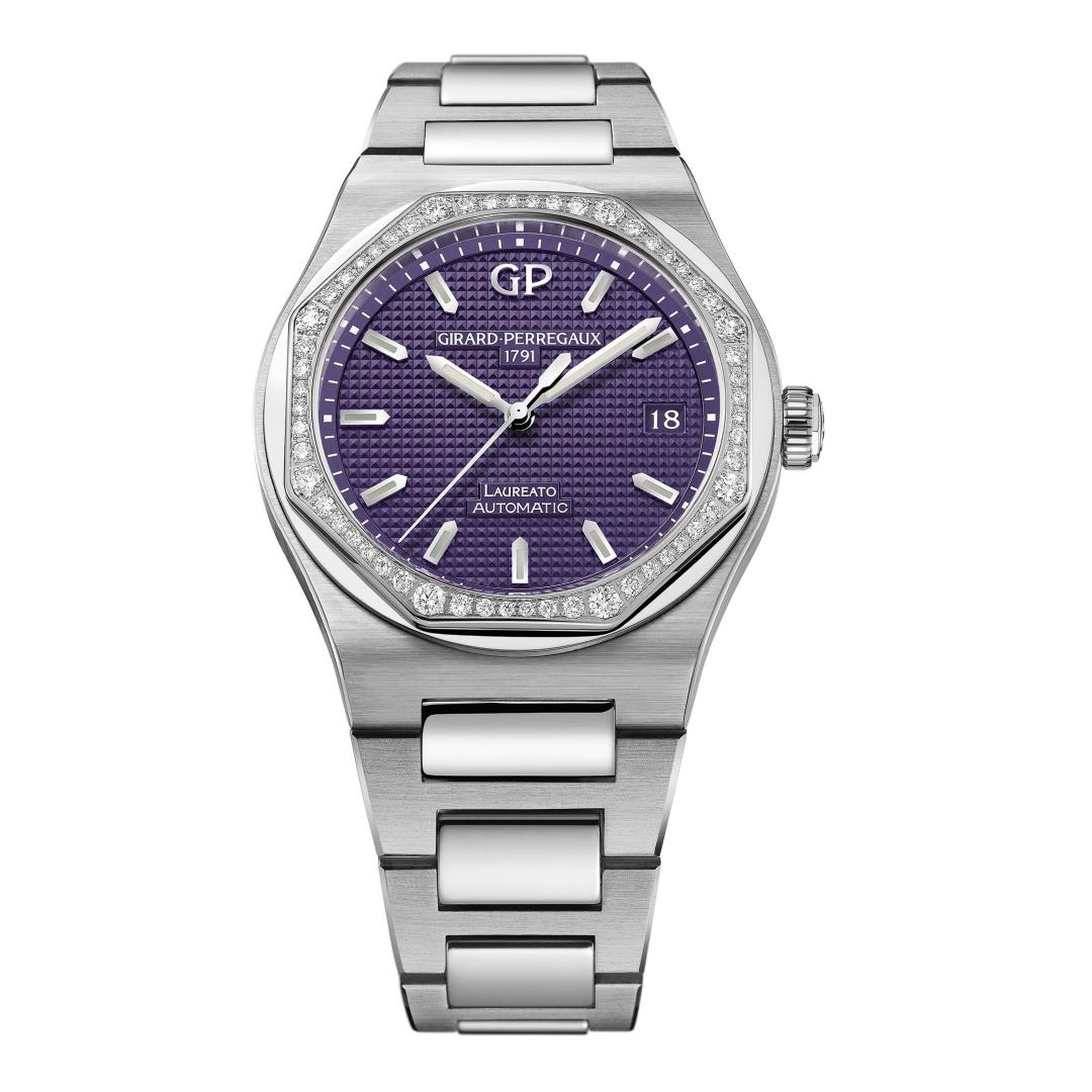 Laureato Automatic Diamond Purple Dial