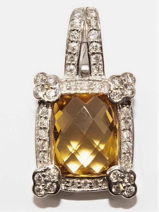 КУЛОН 18Kt Cit-5.5ct