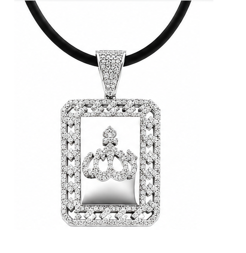 ПОДВЕСКА "ИМЯ АЛЛАХА"- SWAROVSKI