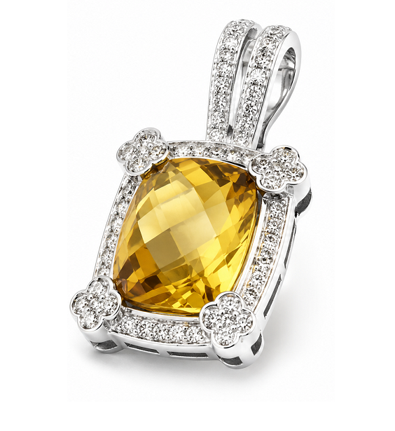 КУЛОН 18Kt Cit-5.5ct