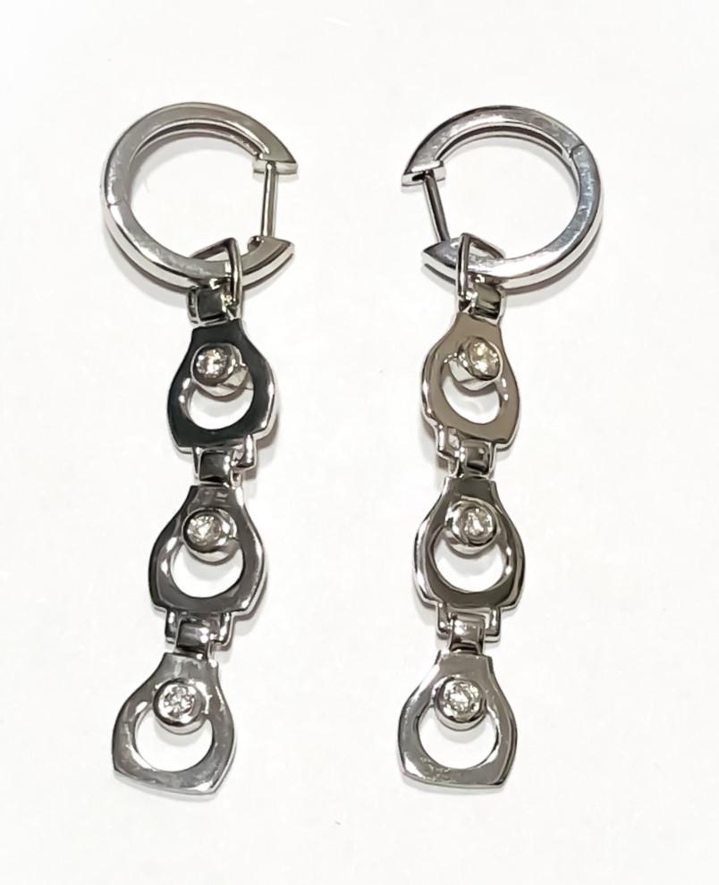 СЕРЬГИ ИЗ БЕЛОГО ЗОЛОТА