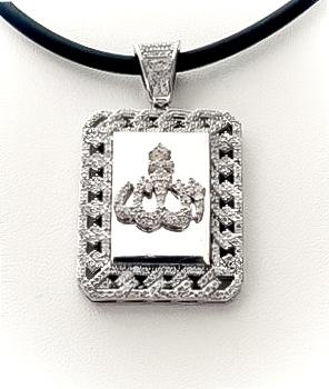 ПОДВЕСКА "ИМЯ АЛЛАХА"- SWAROVSKI