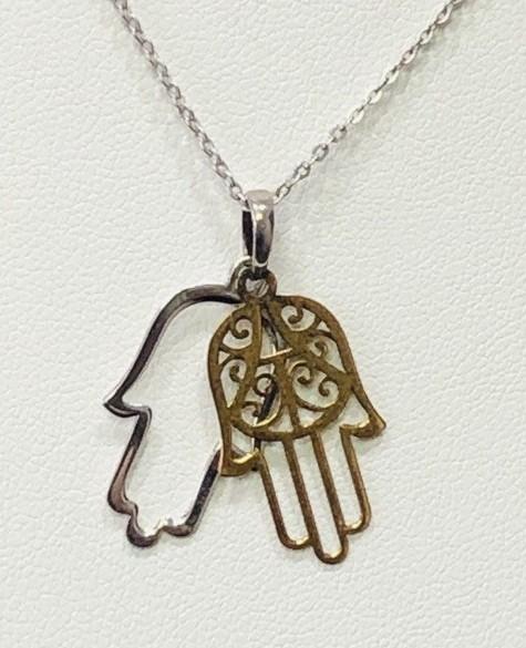 ПОДВЕСКА ИЗ СЕРЕБРА "РУКА  ФАТИМЫ"